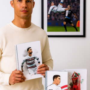 Pack Cadernos Cristiano Ronaldo